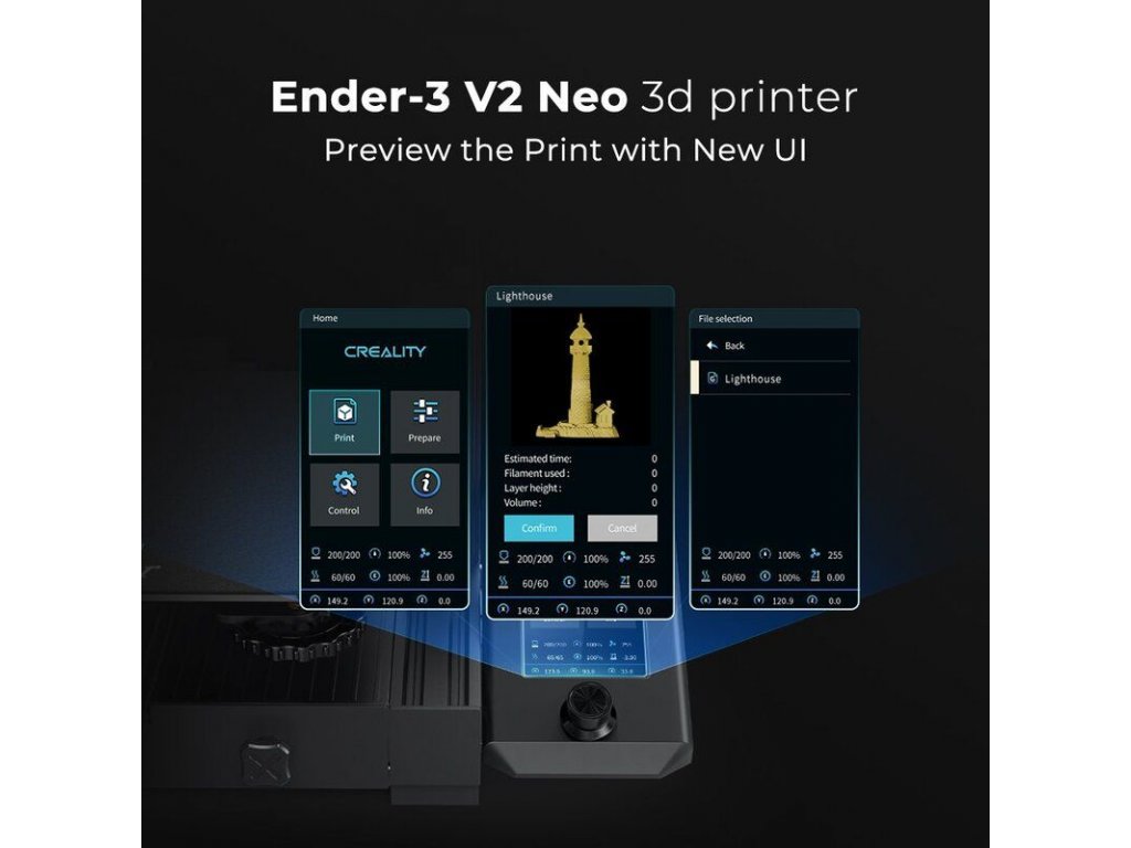 3D tiskárna Creality Ender-3 V2 NEO