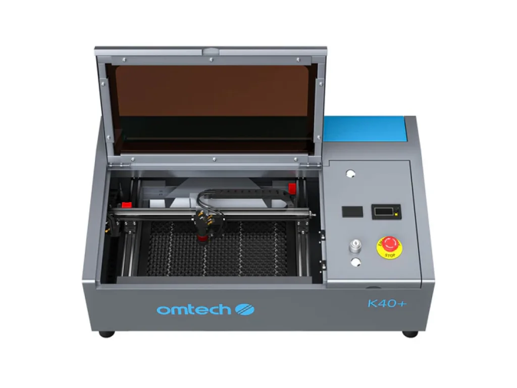 40W stolní laserový gravírovací stroj a řezačka s gravírovací plochou 300x200mm - K40 Plus