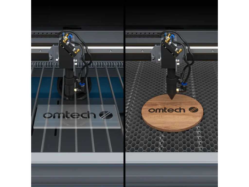                 90W CO2 laserový gravírovací stroj a řezačka s gravírovací plochou 700x500mm 