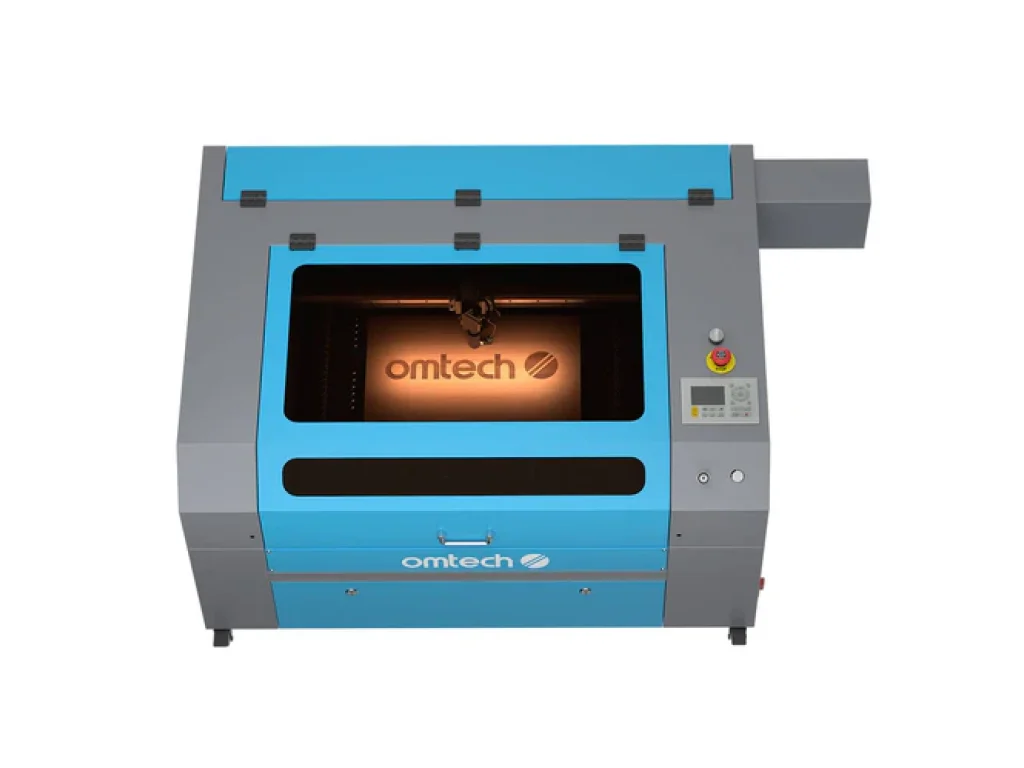                 90W CO2 laserový gravírovací stroj a řezačka s gravírovací plochou 700x500mm 