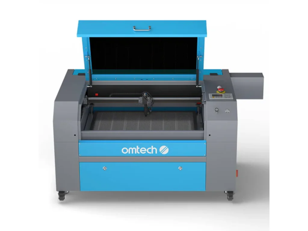                 90W CO2 laserový gravírovací stroj a řezačka s gravírovací plochou 700x500mm 