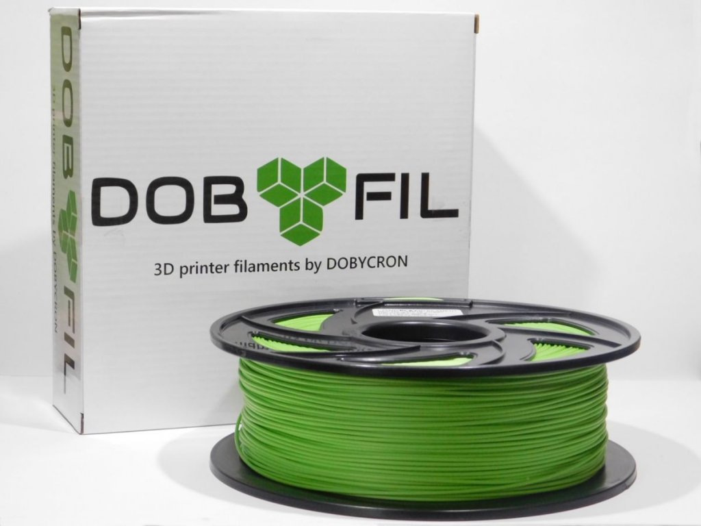 DOBYFIL filament, PLA+, 1,75mm, 1kg, zelená