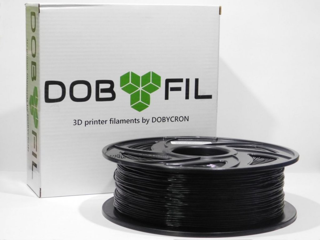 DOBYFIL filament, TPU flexibilní, 1,75mm, 1kg, černá