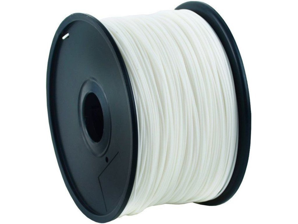 Gembird tisková struna (filament), PLA, 1,75mm, 1kg, bílá