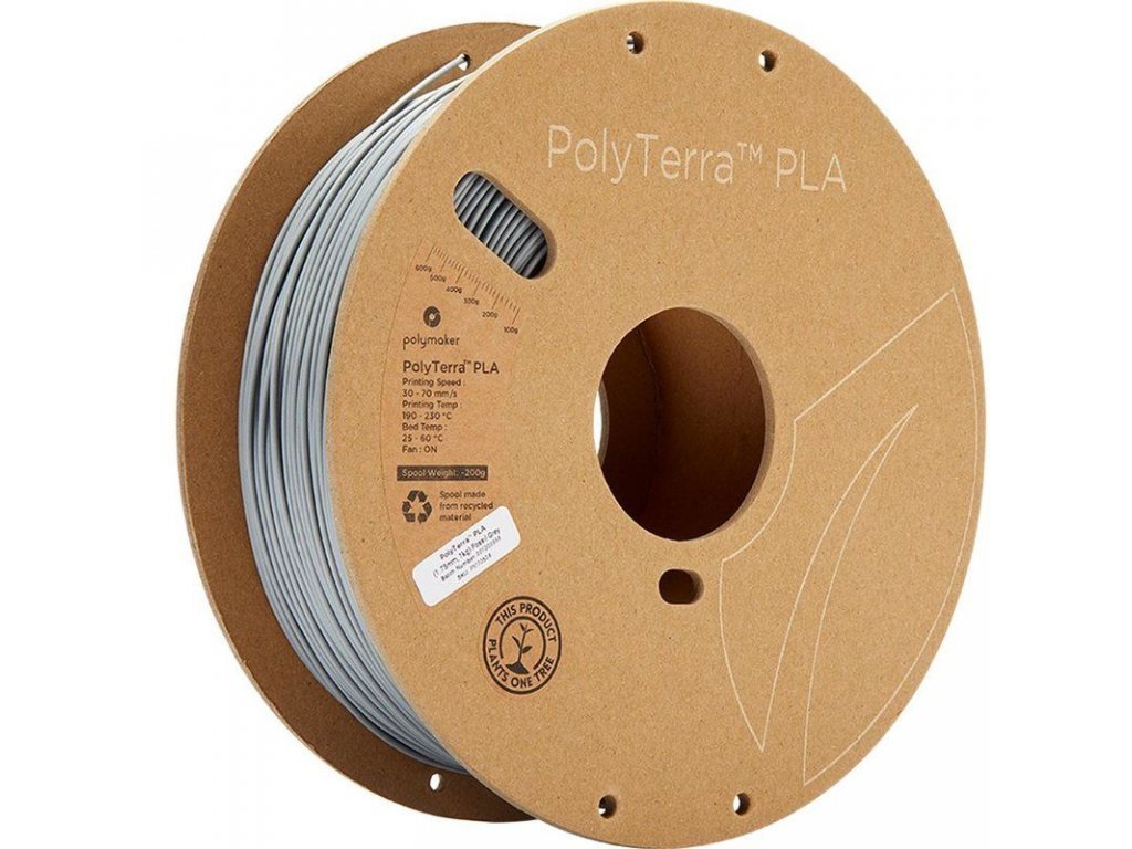 Polymaker PolyTerra PLA Fossil grey 1.75mm 1kg