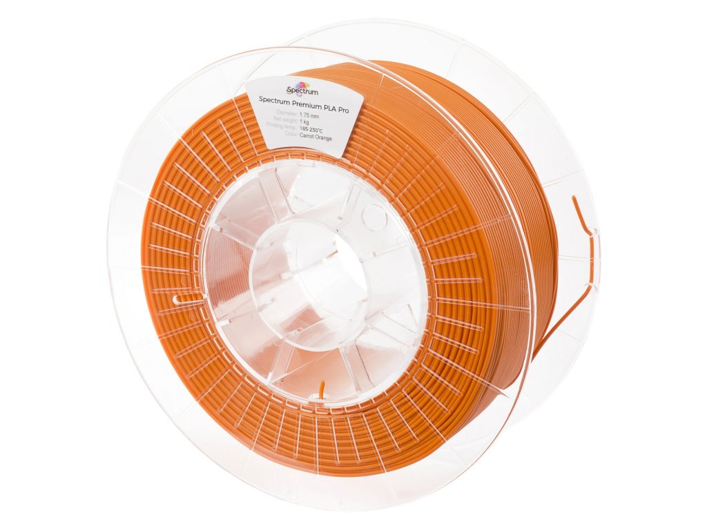 Spectrum PLA Pro CARROT ORANGE 1.75mm 1kg