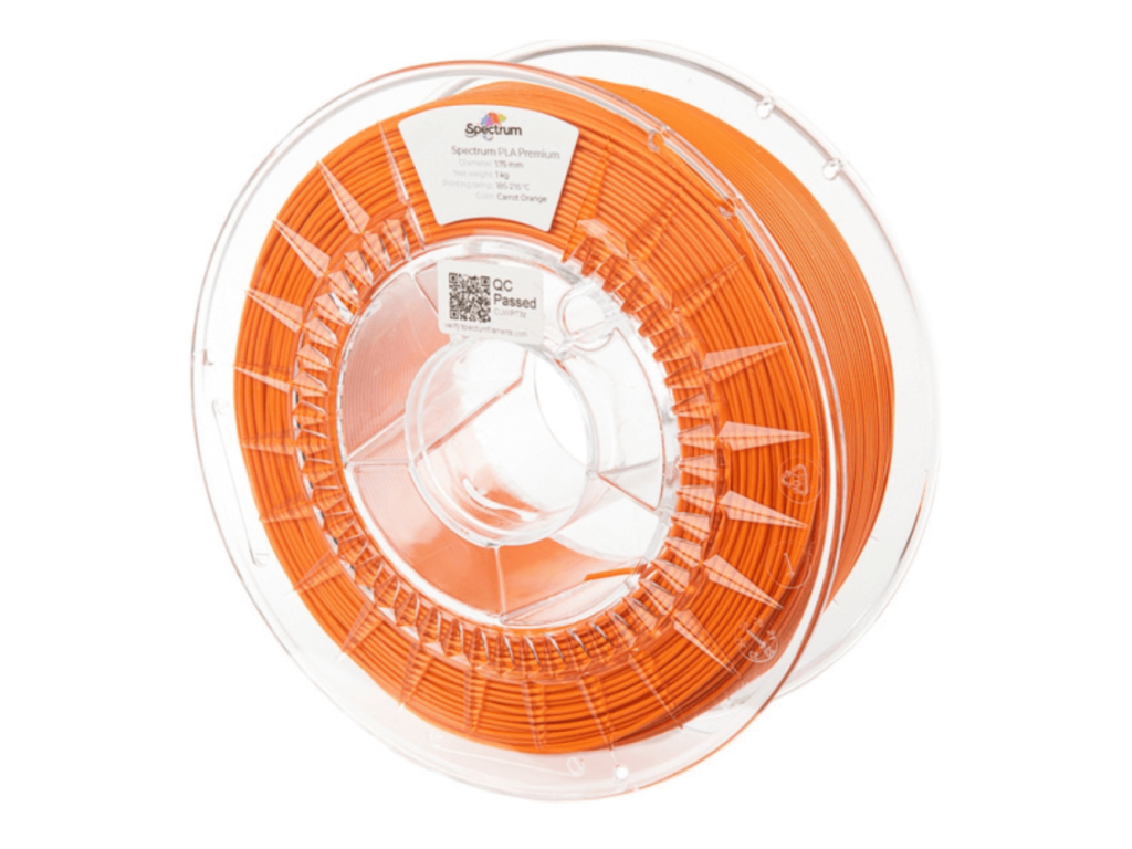 Spectrum Premium PLA 1.75mm CARROT ORANGE 1kg