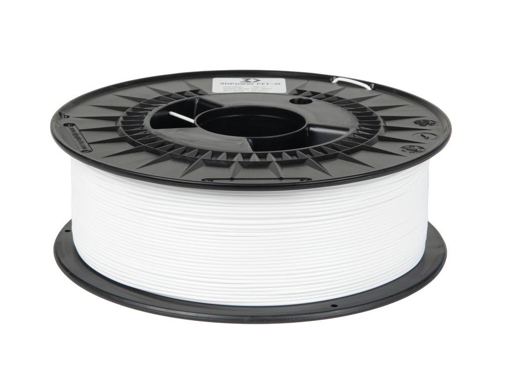 3DPower PET-G 1.75mm White 1kg