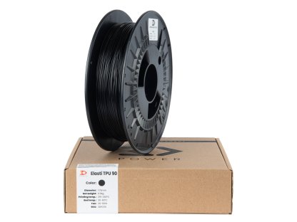 3DPower Elasti TPU 90 Black 0,5 kg