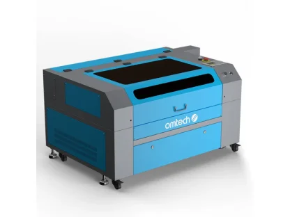                 90W CO2 laserový gravírovací stroj a řezačka s gravírovací plochou 700x500mm 