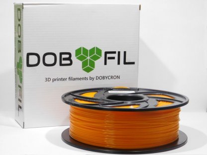 DOBYFIL filament, PETG, 1,75mm, 1kg, oranžová