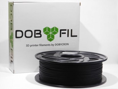 DOBYFIL filament, PLA+, 1,75mm, 1kg, černá
