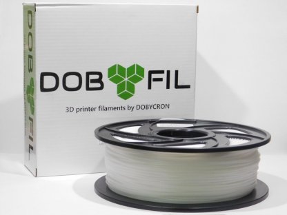 DOBYFIL filament, TPU flexibilní, 1,75mm, 1kg, bílá