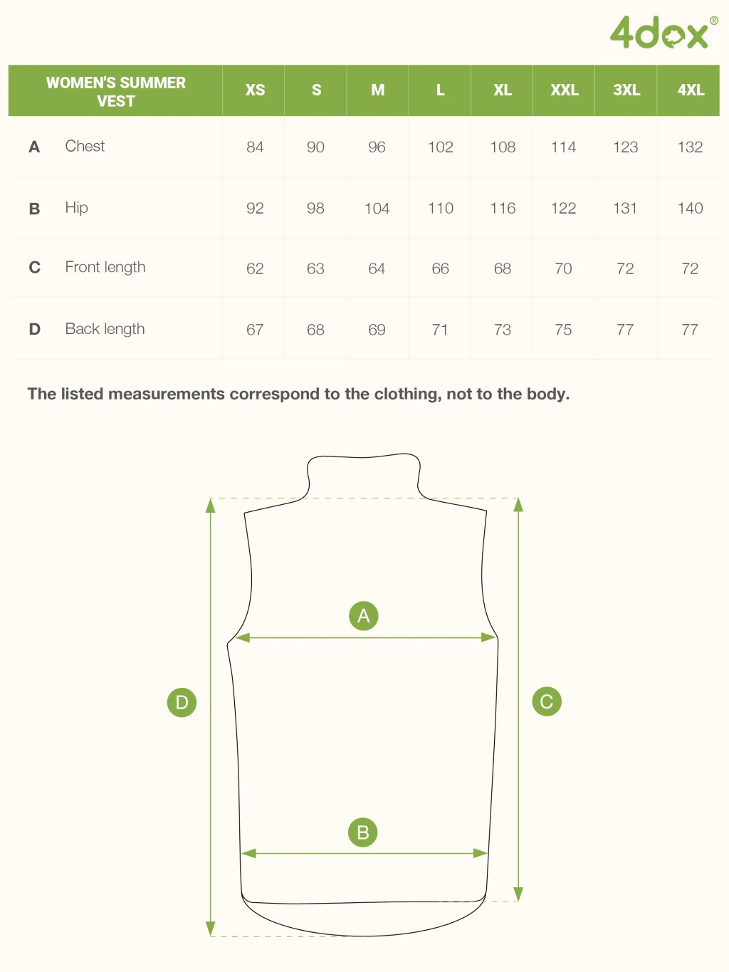 Women's summer vest
