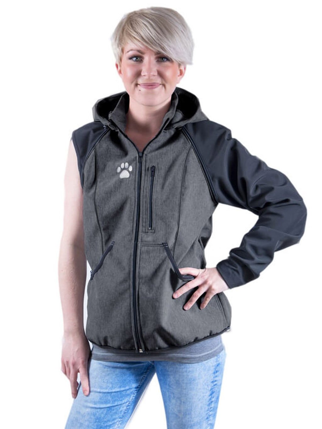 Women's training jacket 2 in 1 - customized