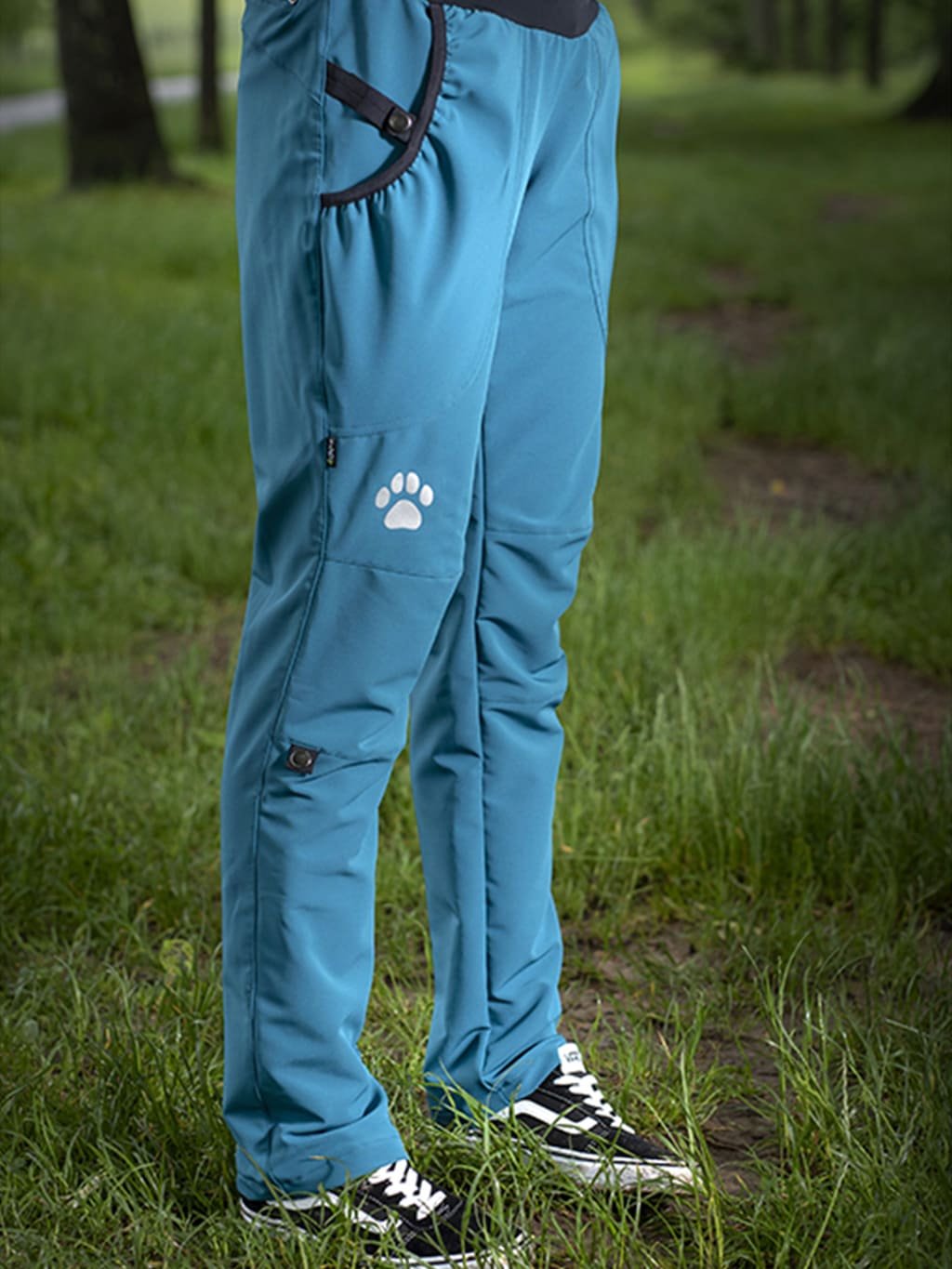 Women's training trousers SUMMER - teal