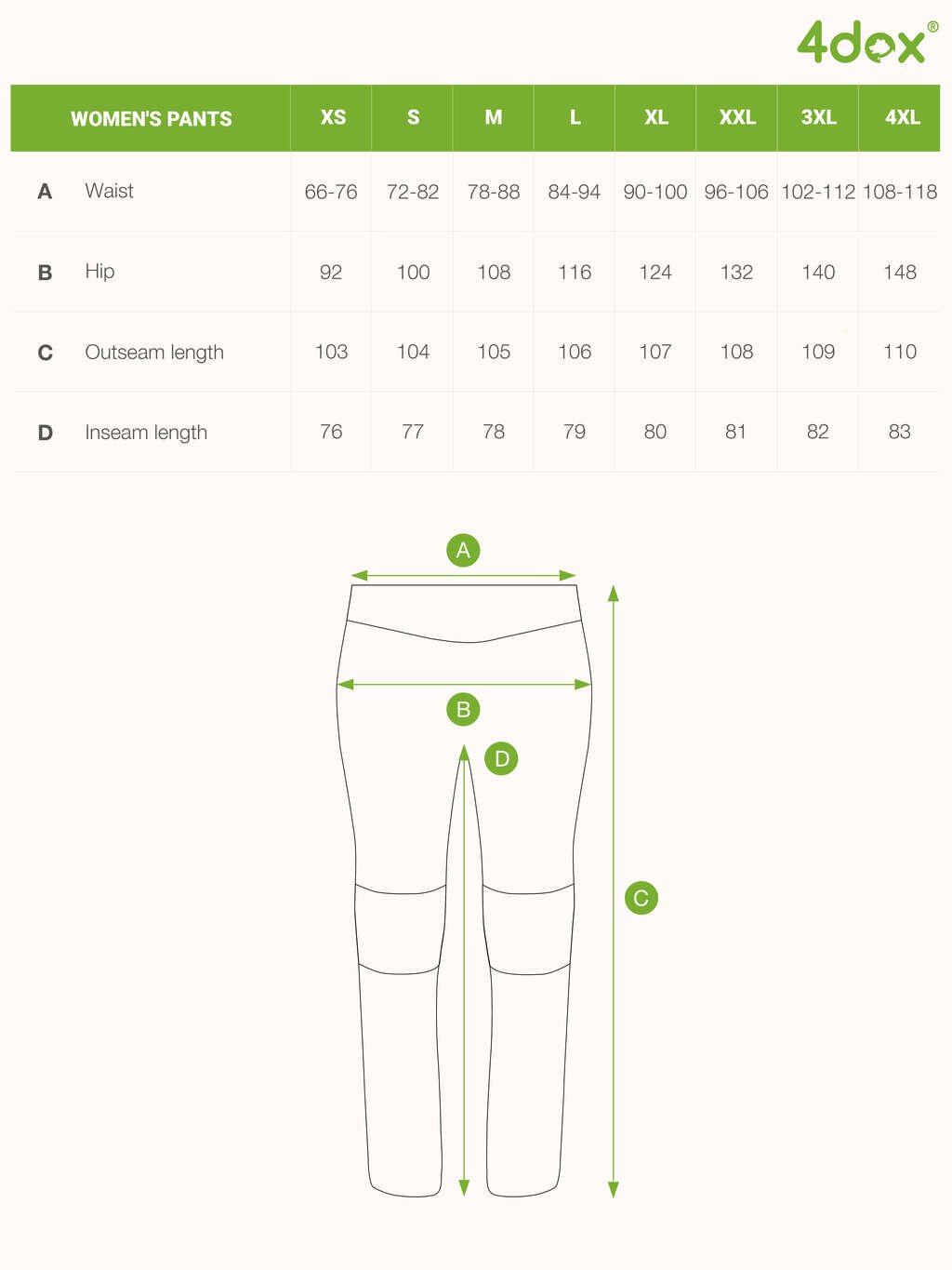 Women's training trousers WINTER garnet 4dox