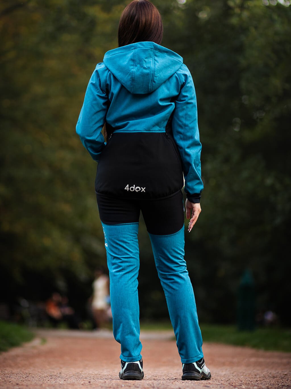 Women's training trousers WINTER petrol 4dox