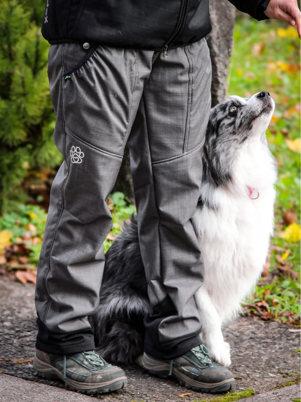 Women’s winter training pants with sherpa lining - anthracite 4dox