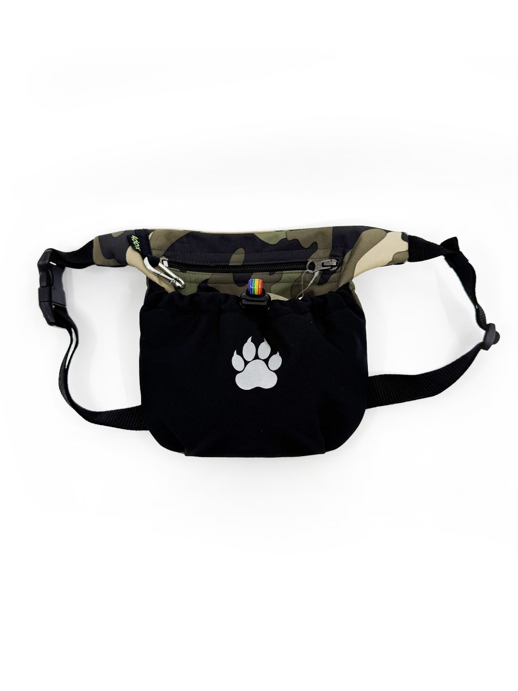 Pamlskovník 2in1 Black + camouflage with paw 4dox