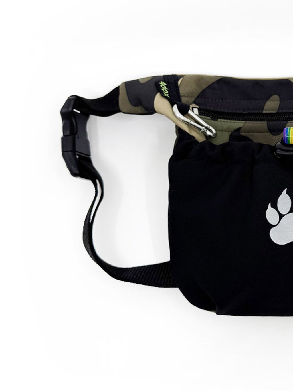 Pamlskovník 2in1 Black + camouflage with paw 4dox