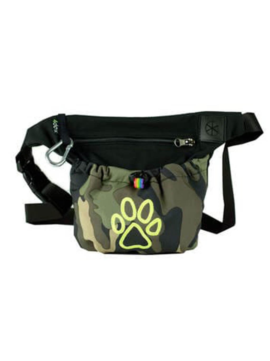 Dog training treat pouch 2 in 1 camouflage-black "extra" No. 2