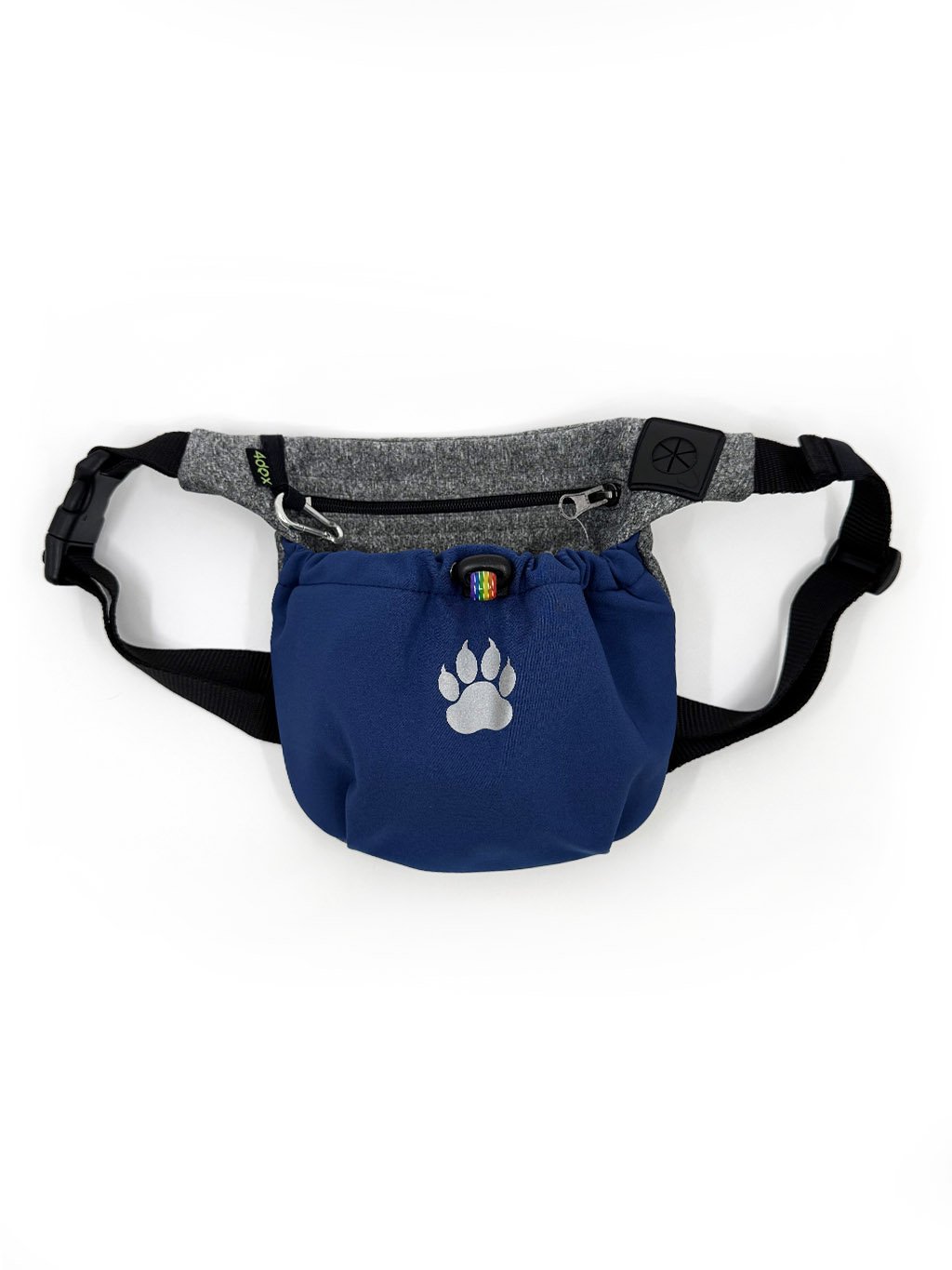 Pamlskovník 2in1 Blue + grey with paw 4dox