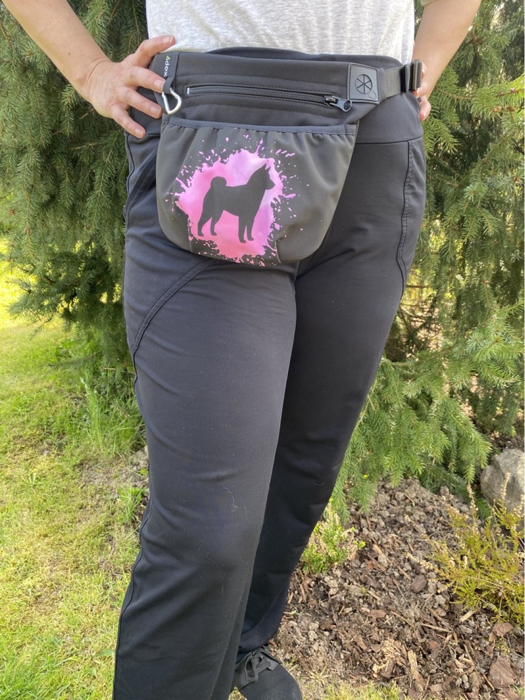 Treatbag  pink with magnetic clasp Shiba-inu S sale