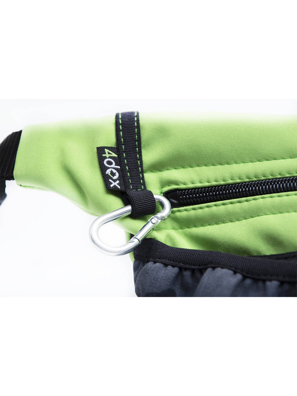 Dog training treat pouch with a magnetic fastening, lime No. 3