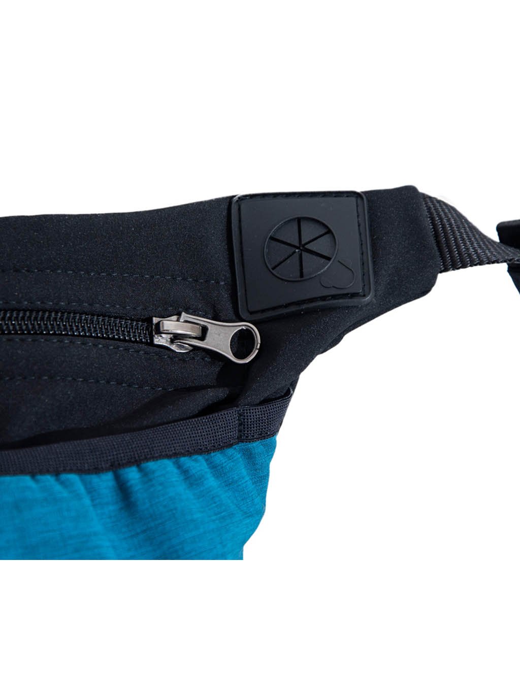 Treat pouch with magnetic closure Teal with paw 4dox
