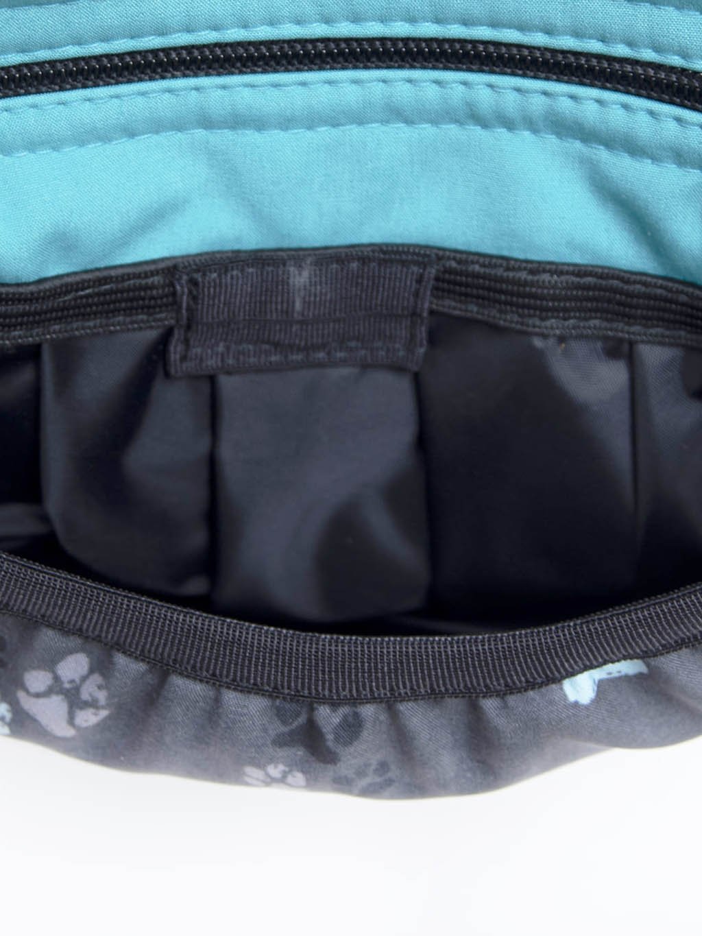 Dog training treat bum bag with magnetic fastening, Turquoise No. 1