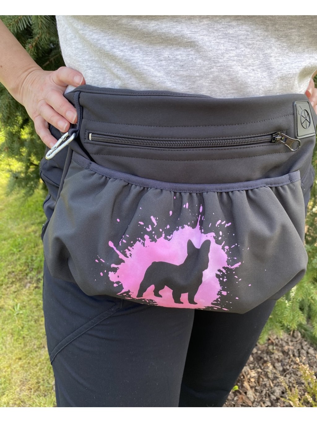 Treatbag  XL 1K pink French Bulldog FB sale