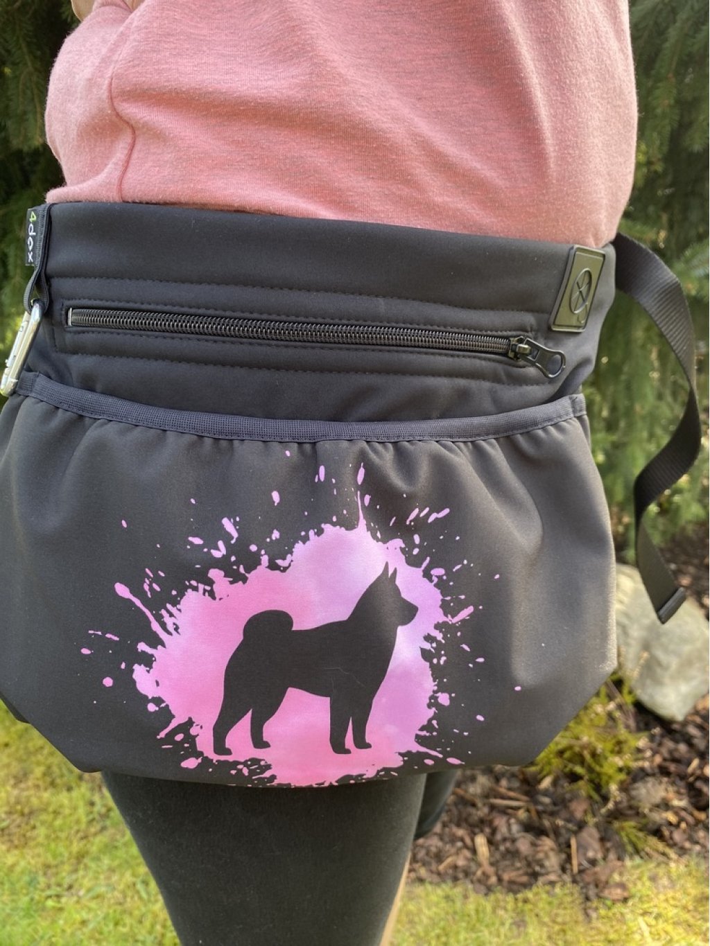 Treat bag XL 1K pink Shiba inu S sale