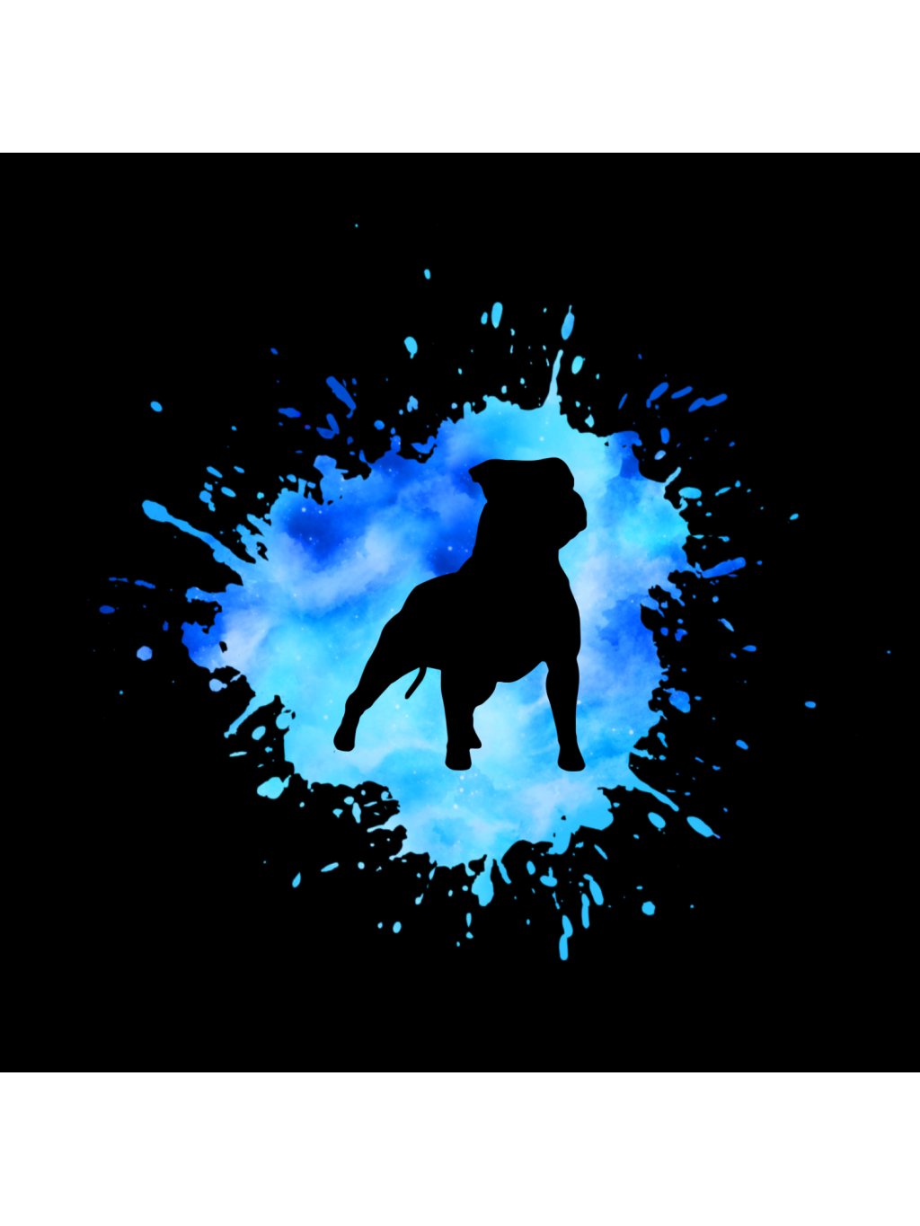 Litterbox XL 2K blue Stafford. bull terrier SBP 4dox