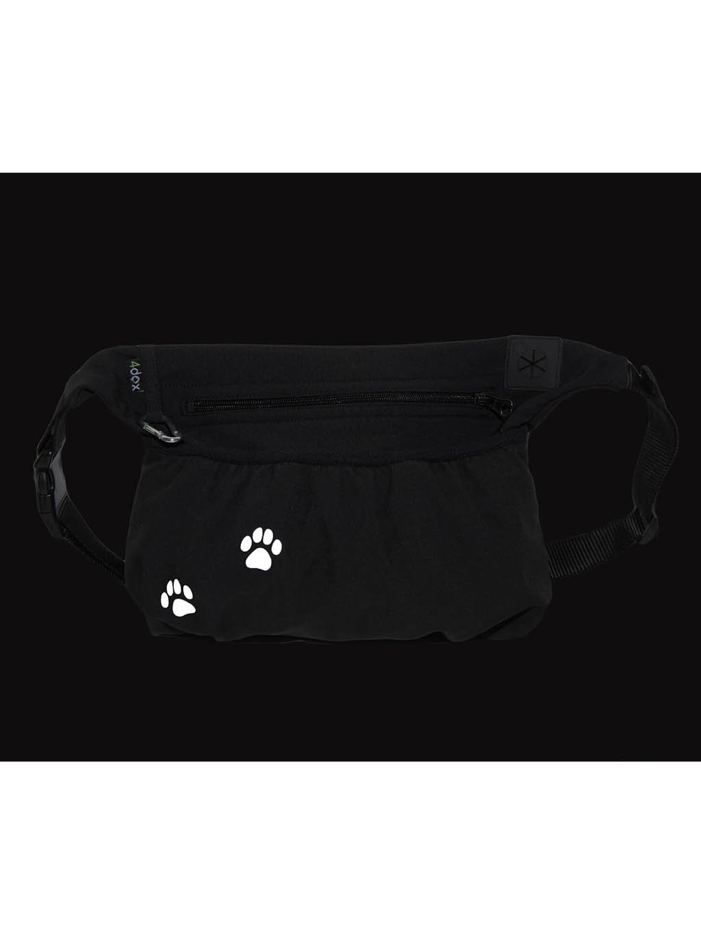 Dog training treat pouch XL black REFLEXIVE PAW
