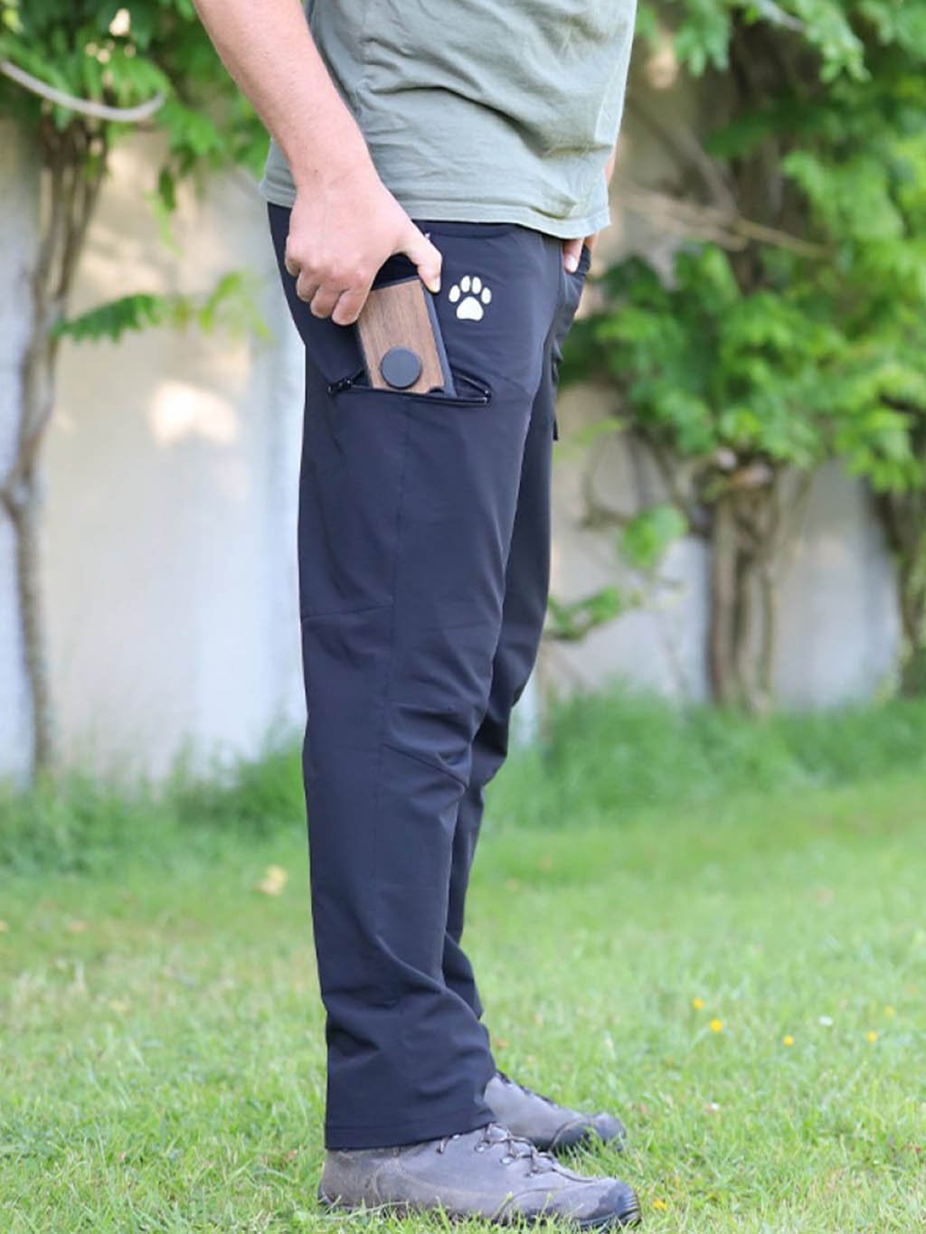 Men's winter training pants with sherpa lining - customized