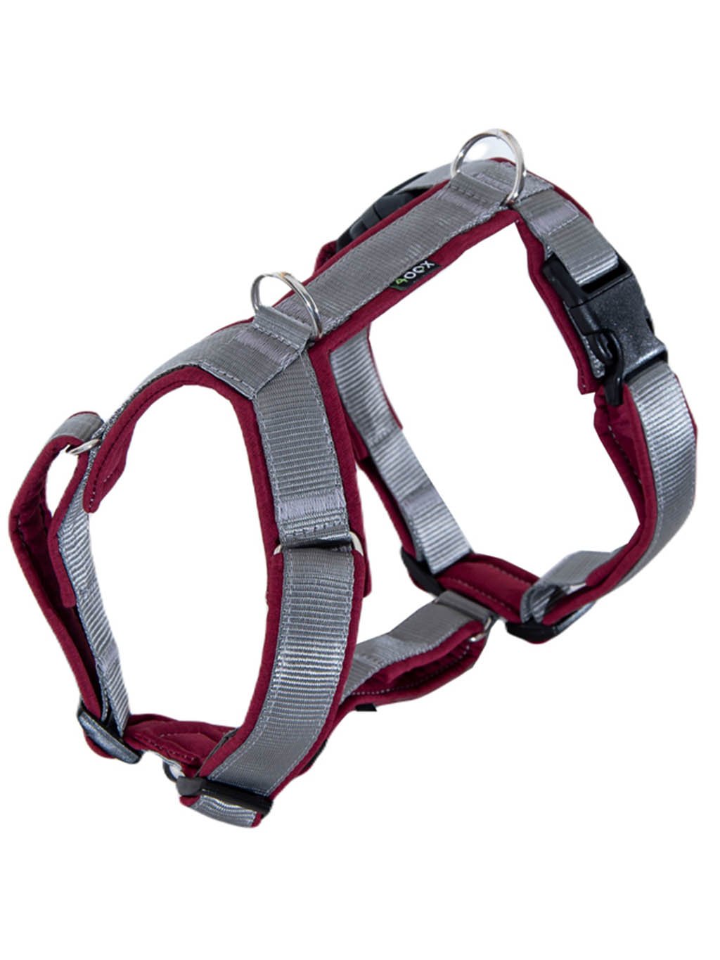 Comfort plus harness - silver-garnet 4dox