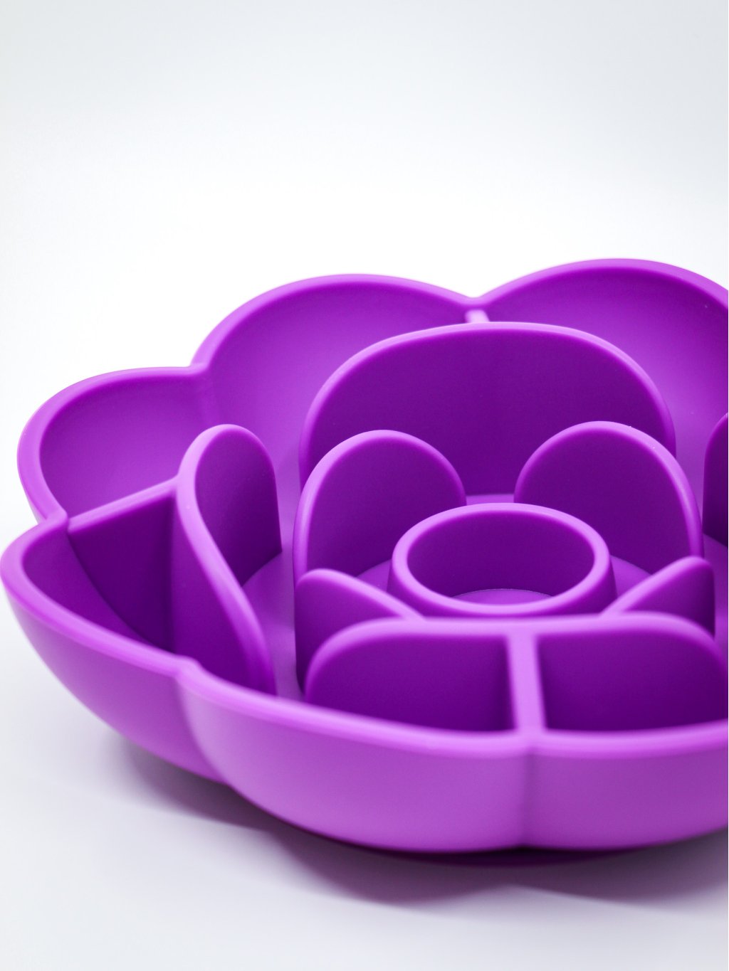 Anti-swallow bowl - rose purple