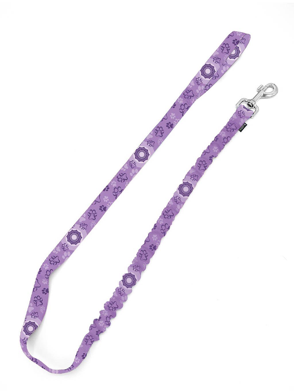 Leash with shock absorber CHAKRY lilac