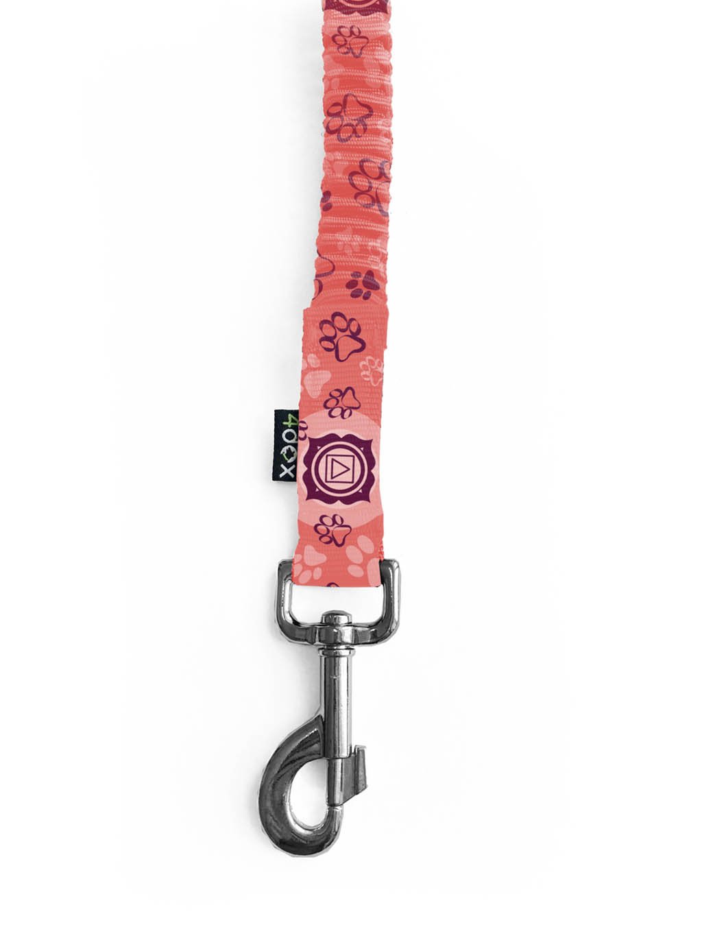 Leash with shock absorber CHAKRY salmon