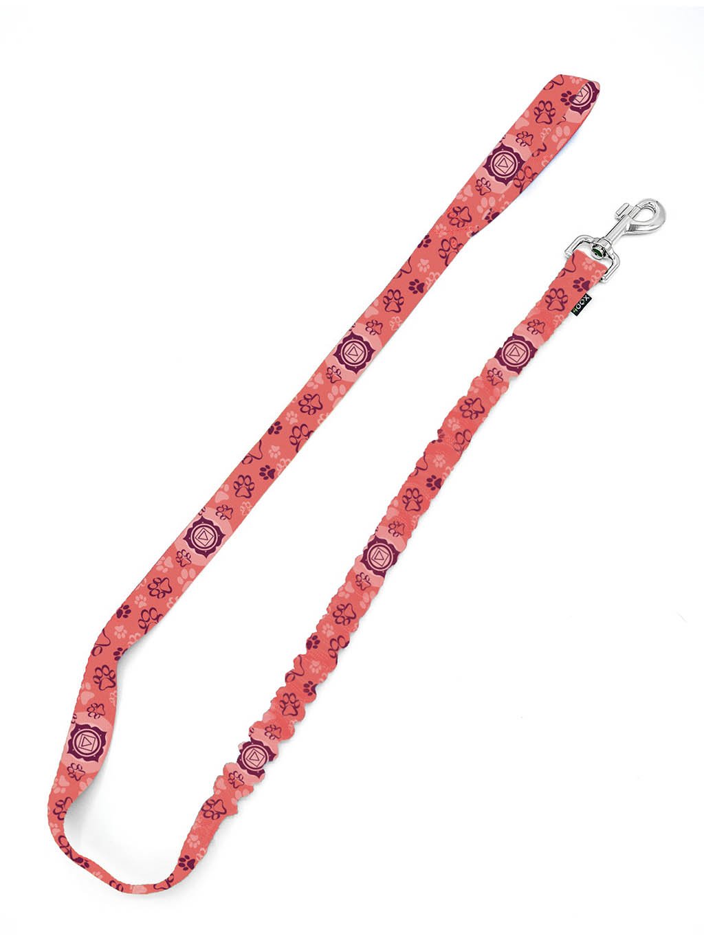 Leash with shock absorber CHAKRY salmon