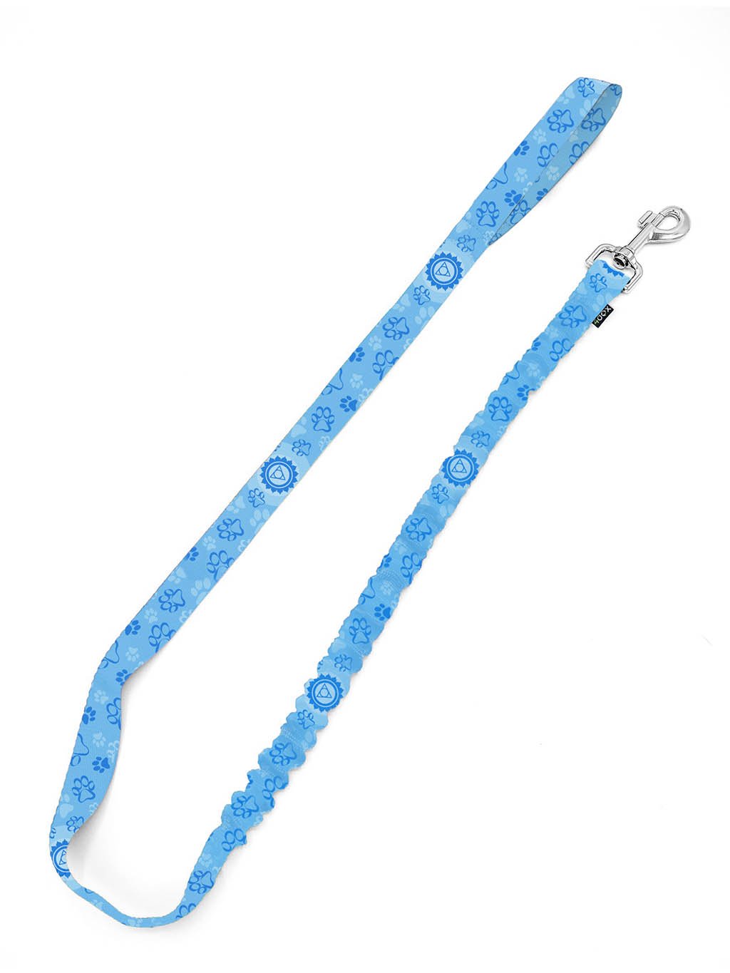 Leash with shock absorber CHAKRY blue