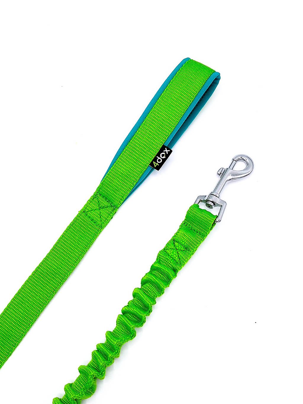 Leash with a shock absorber LIME