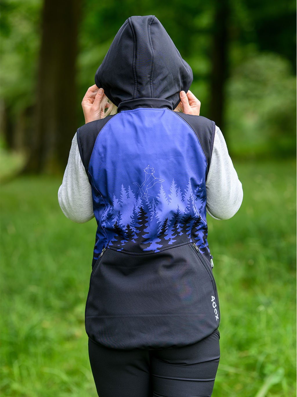 Ladies training jacket 2in1 constellation 4dox