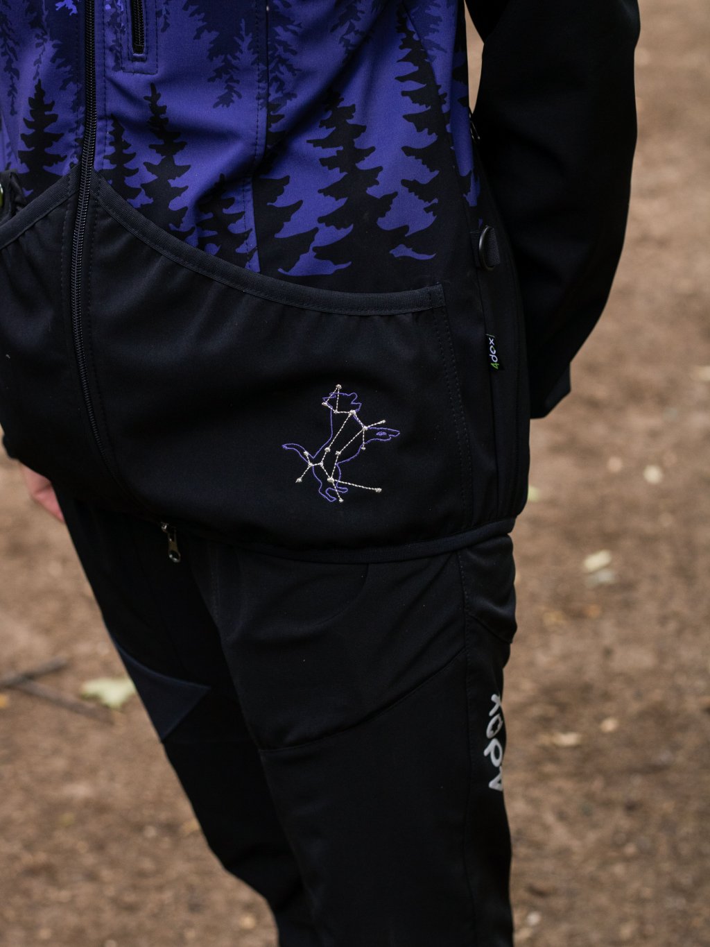 Ladies training jacket 2in1 constellation 4dox