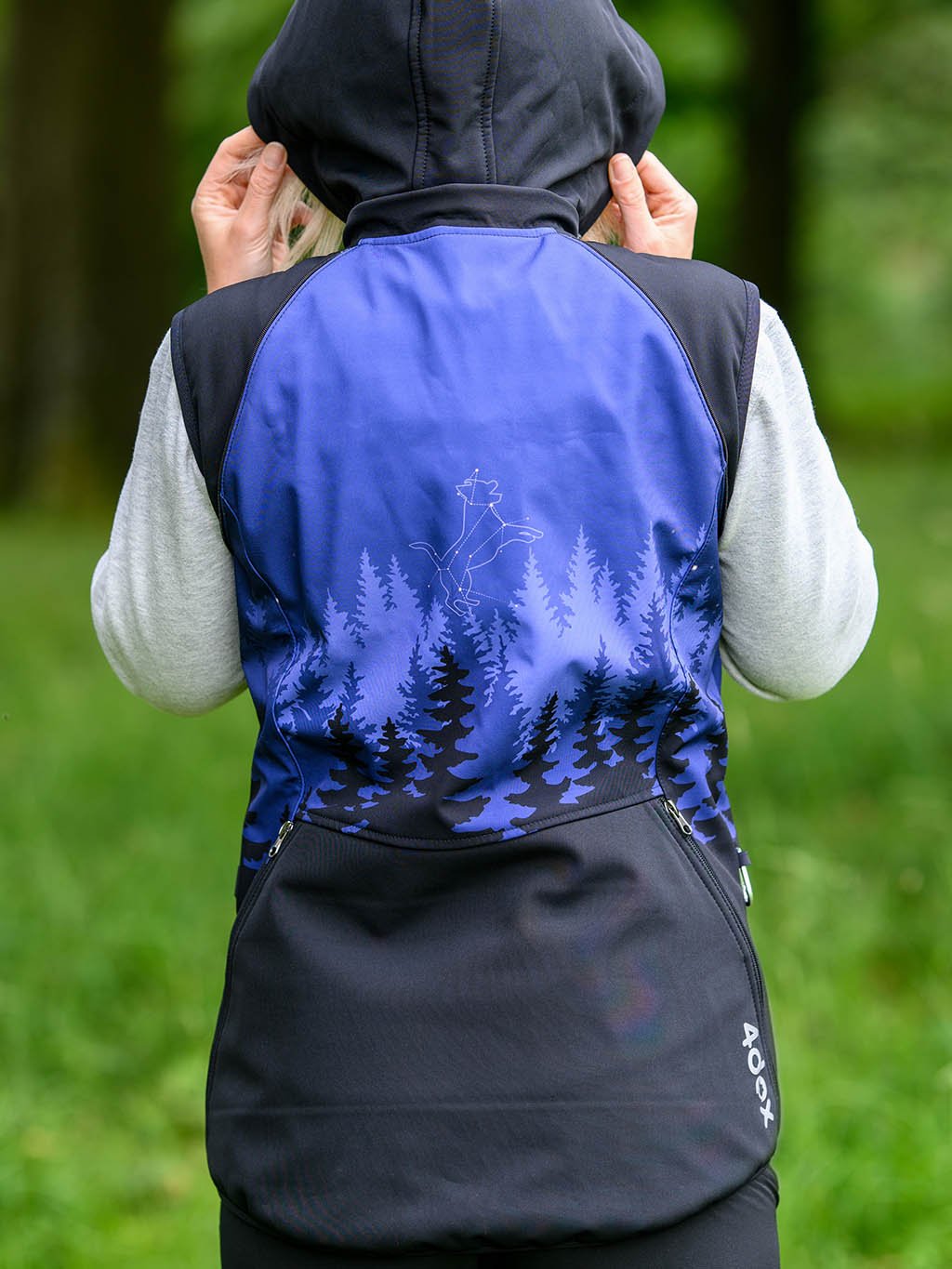 Ladies training jacket 2in1 constellation 4dox