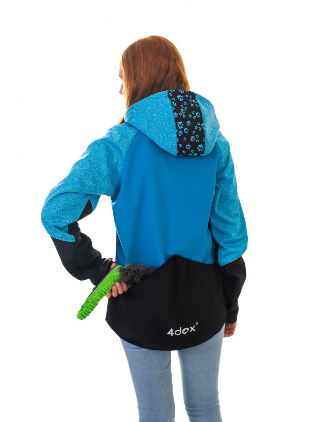 Ladies training jacket aqua all year round - treat + light SALE