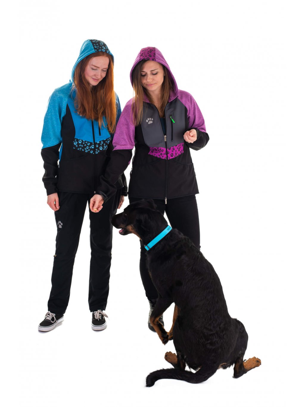 Ladies training jacket aqua all year round - treat + light SALE