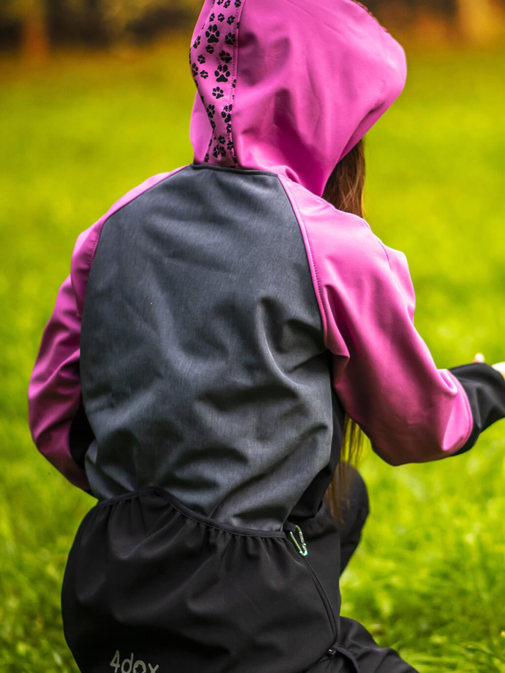 Ladies training jacket lavender year round 4dox