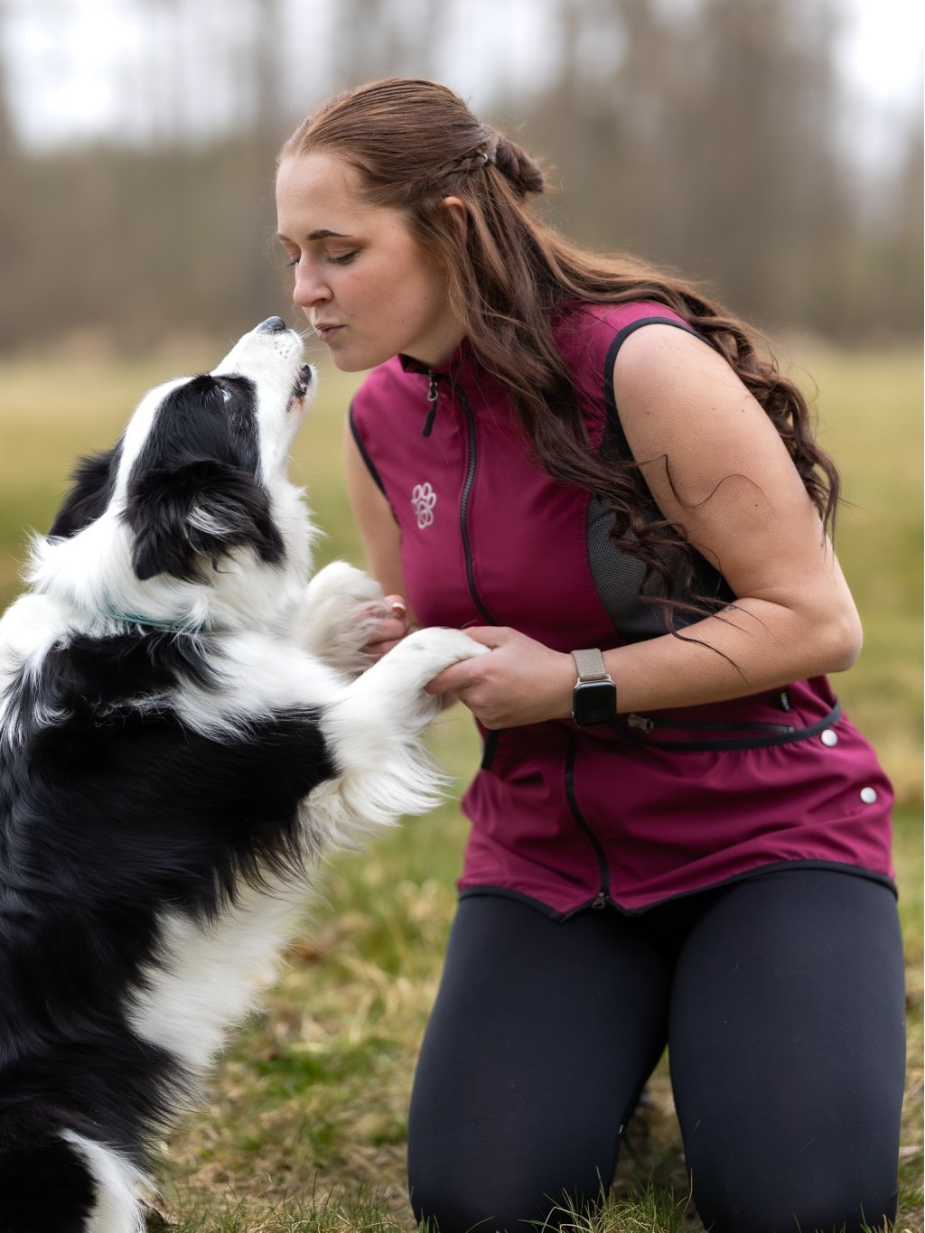 Women's summer mesh training vest 4dox - bordeaux